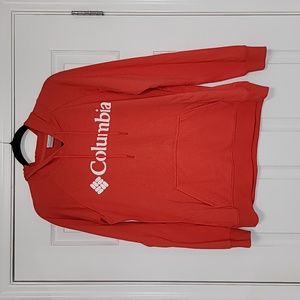 Columbia Red Hoodie Sweatshirt Women's Size Large